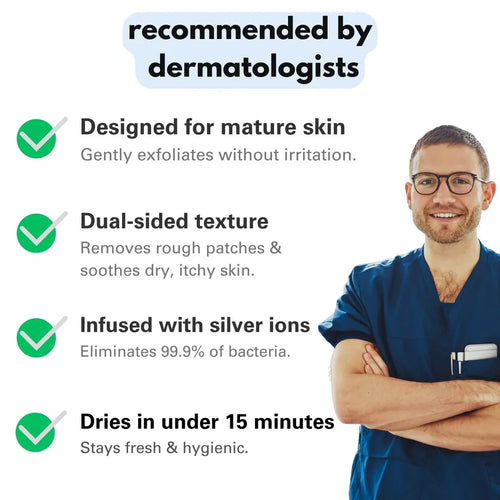 Blissal Exfoliating Antibacterial Shower Towel